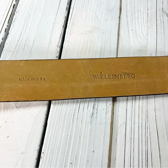 SOLD W. Kleinberg Women’s Python Belt w/ Covered Buckle | Size L - Picture 10 of 13